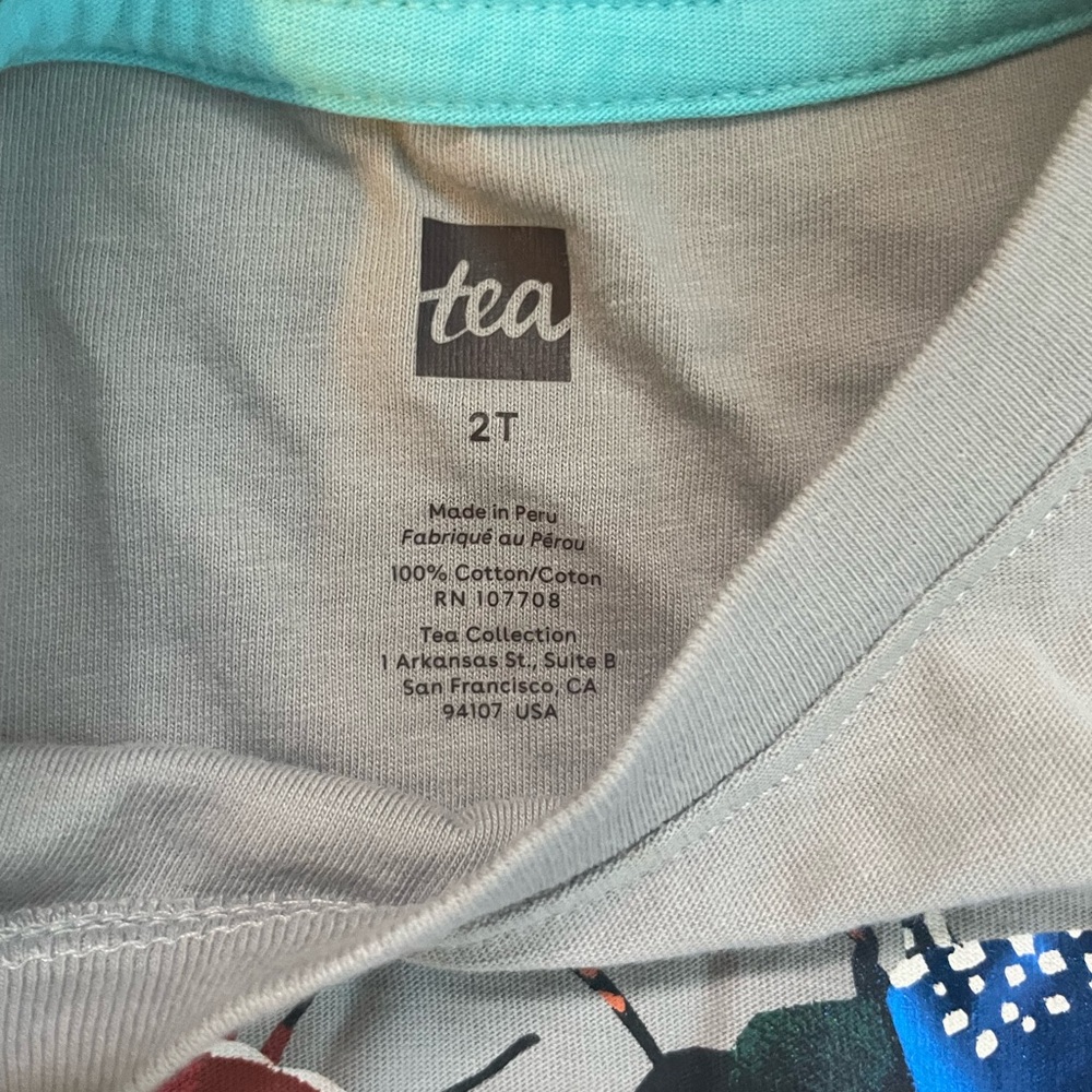 Tea Collection Insects Shirt 2T - Picture 2 of 2